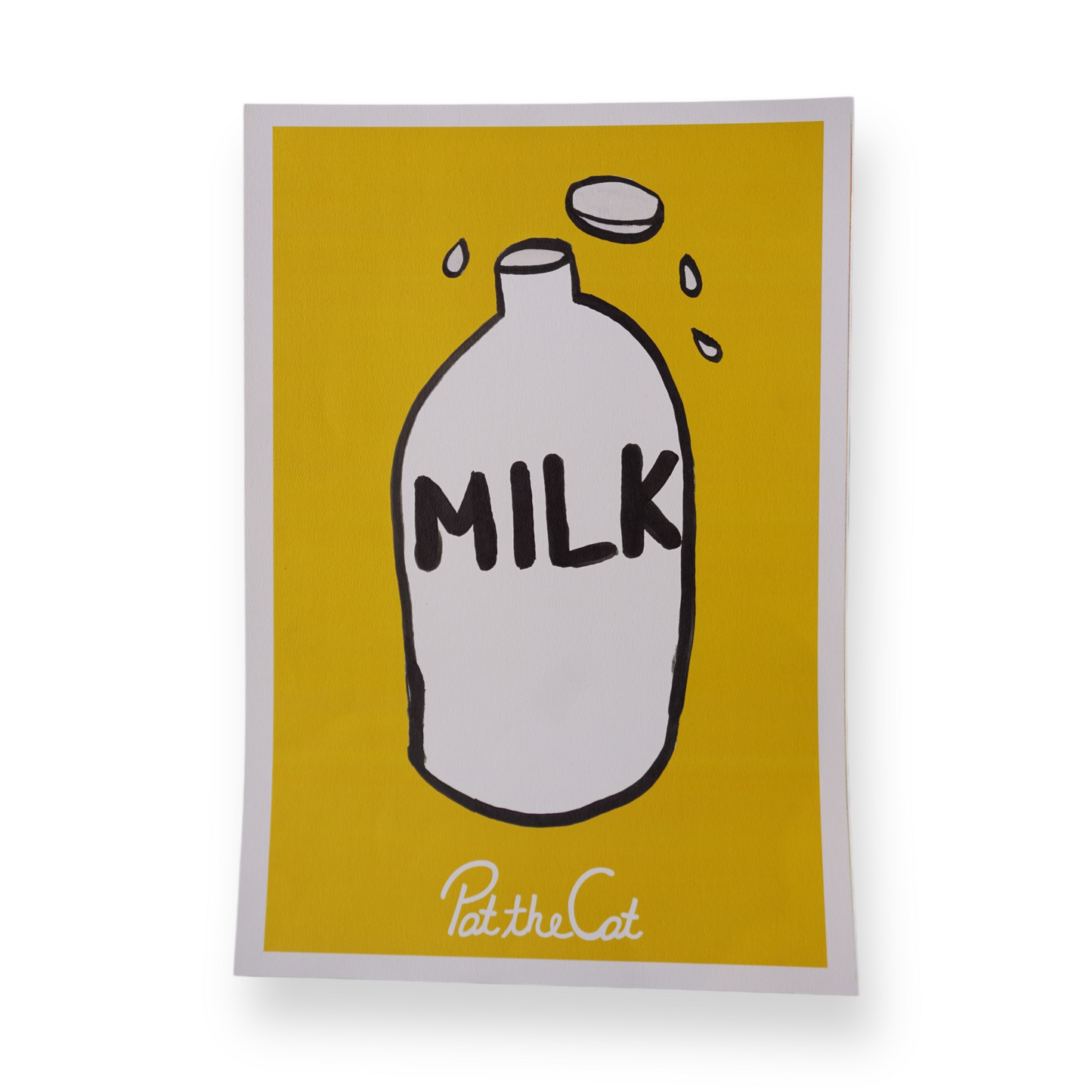 Poster Milk amarillo