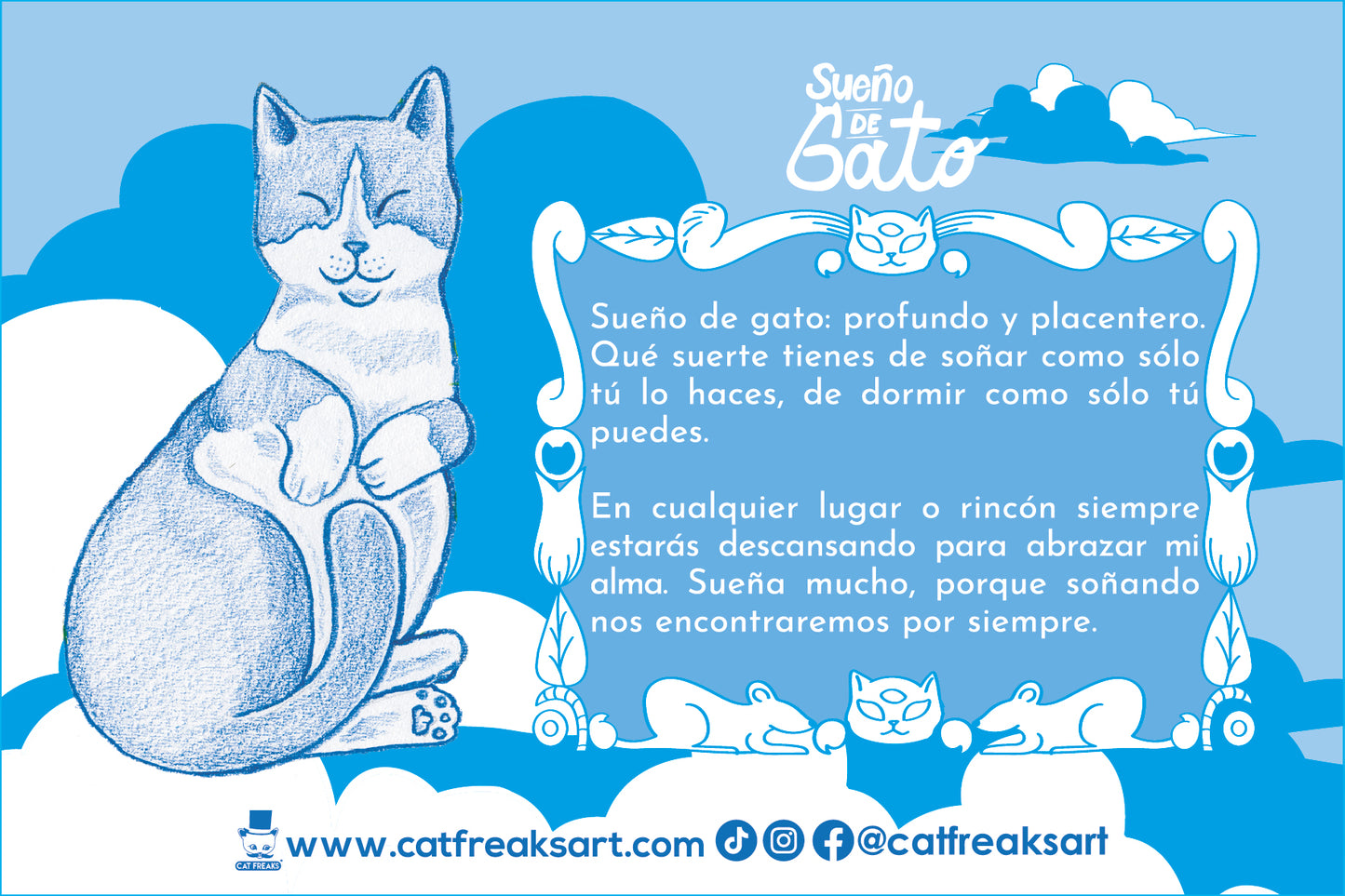 Urna para gato personalizada  SUEÑO DE GATO
