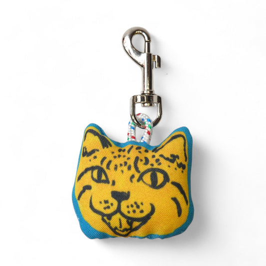 Llavero gatito amarillo chico