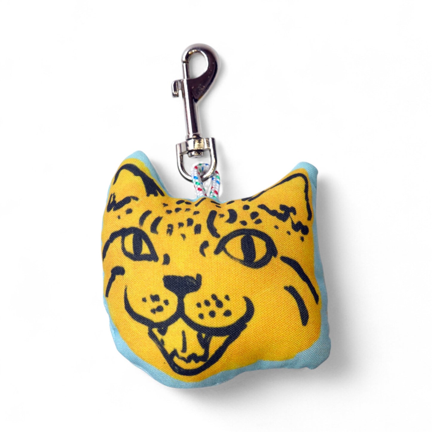 Llavero gatito amarillo grande
