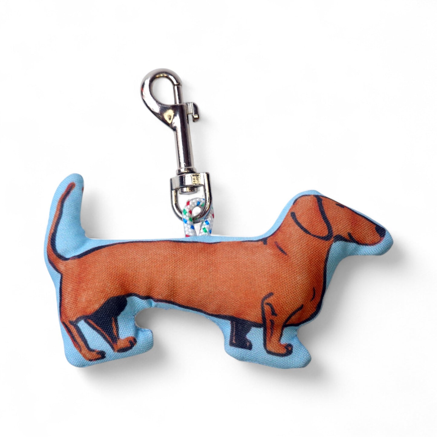 Llavero perro salchicha grande