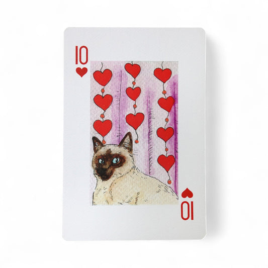 Postal Diez de corazones