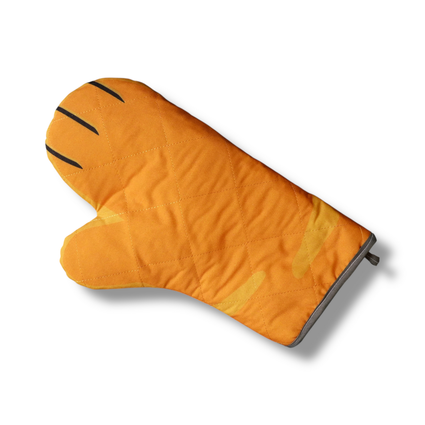 Guante de cocina garrita de gato naranja