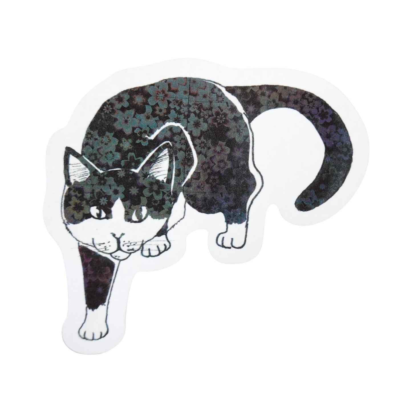 sticker tuxedo bajando