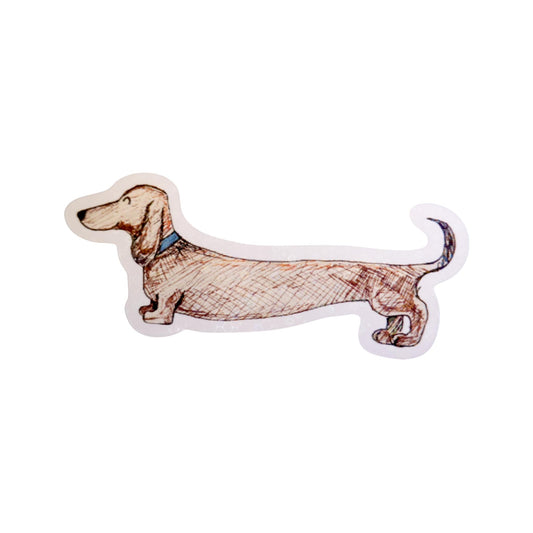 Sticker  perro Salchicha