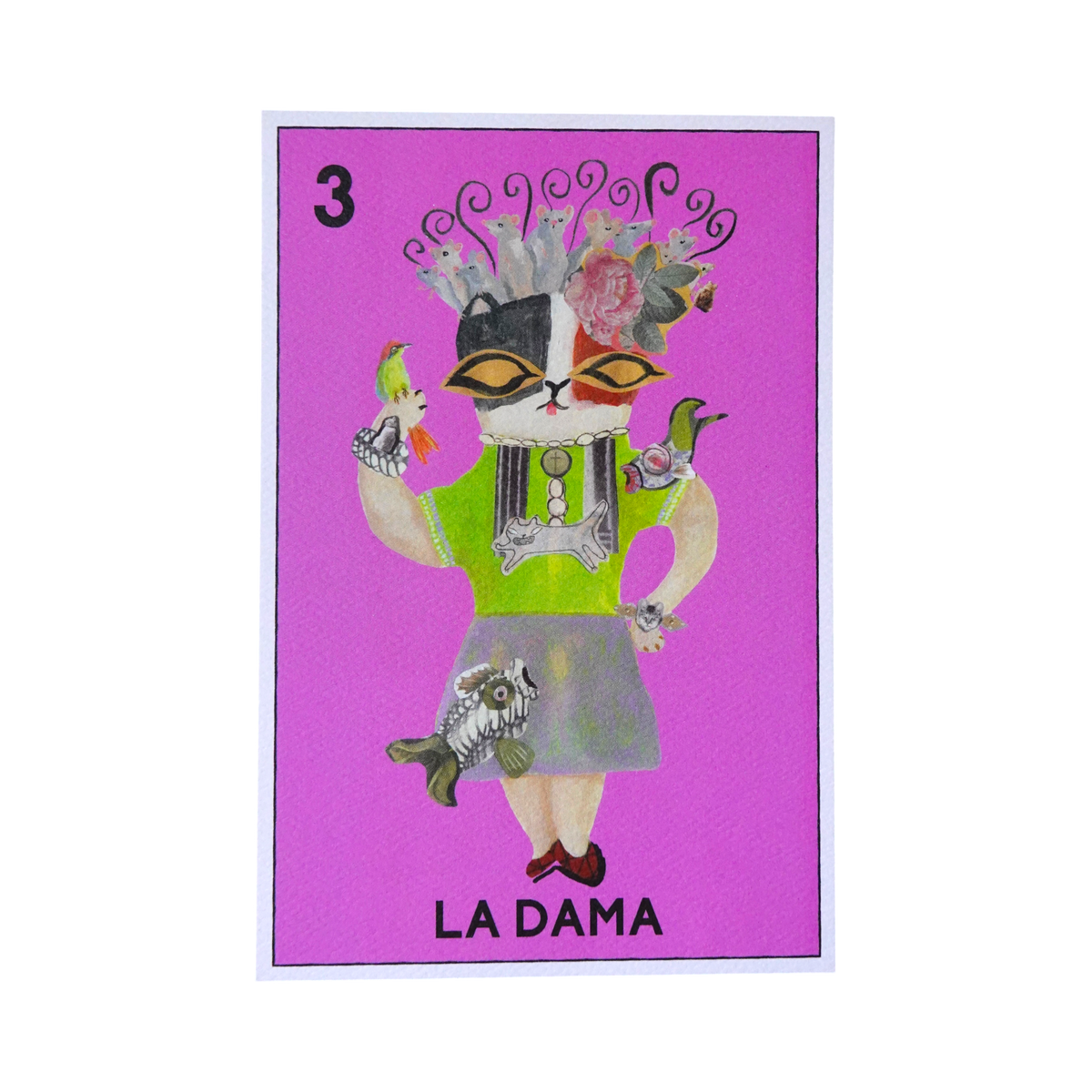Postal La Dama