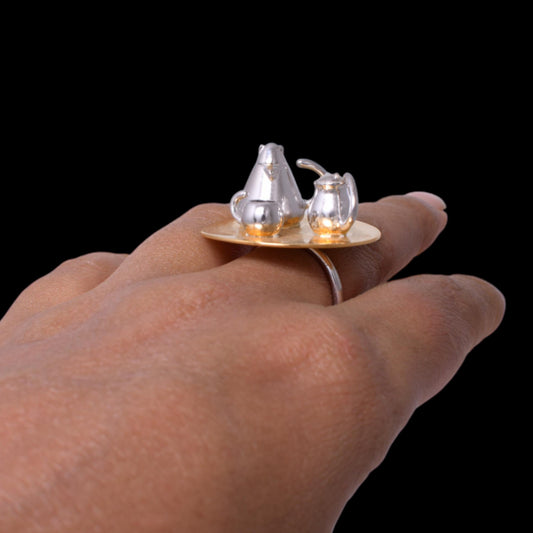 Juego de té anillo