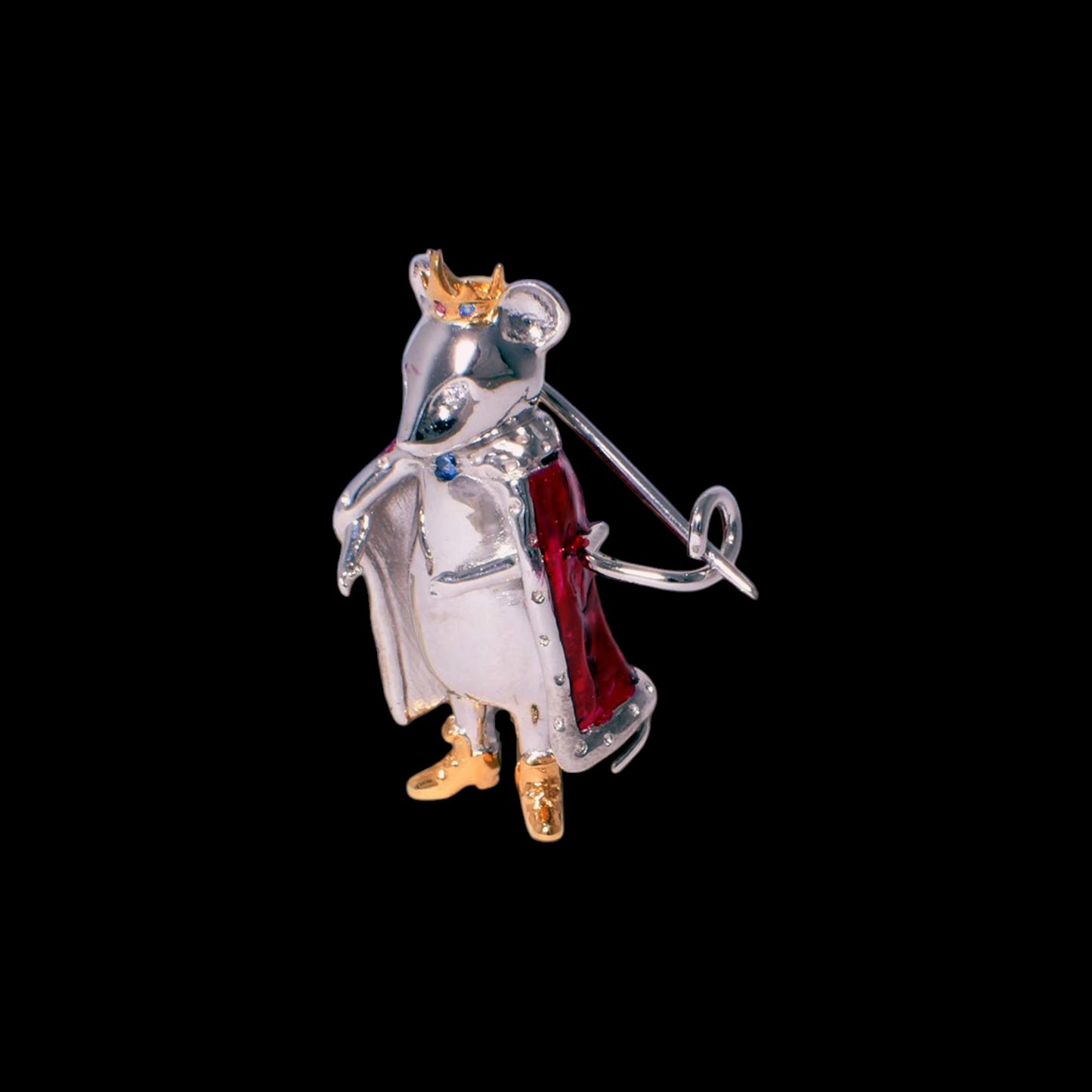 Rey Ratón broche